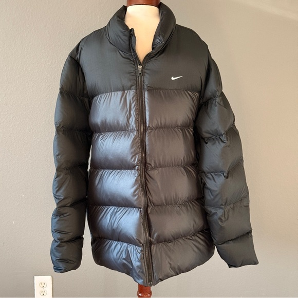 nike mens long puffer jacket